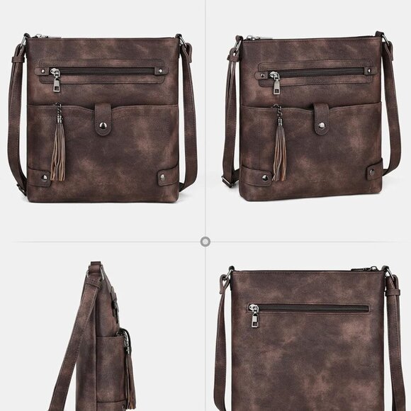 Crossbody Purses for Women Crossbody Bag, Designer Multi Pockets Shoulder Travel - Picture 6 of 9